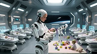 "Robot Babysitters of the Mothership"'