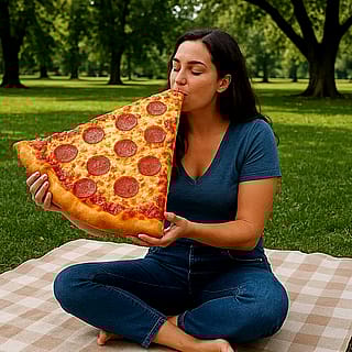 Just one slice'