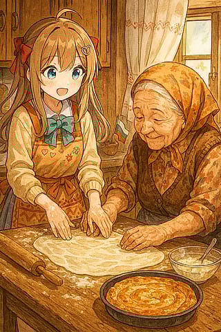 Neurosama making Banitsa in bulgaria'