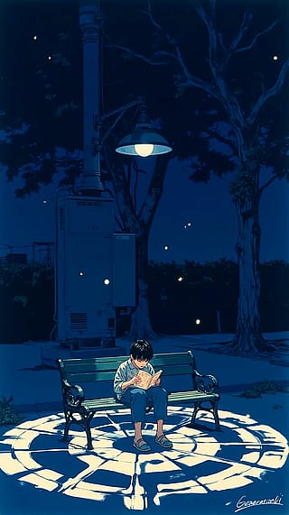 A Quiet Page of the Night / Phone Wallpaper Archives'