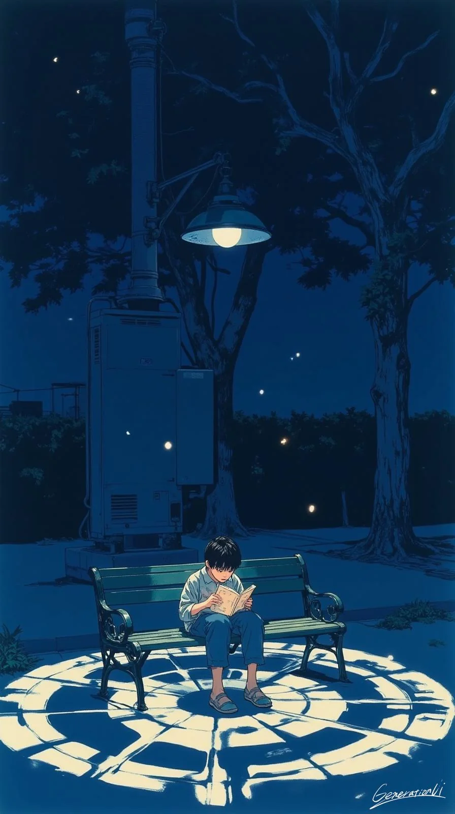 A Quiet Page of the Night / Phone Wallpaper Archives picture 1 of 1