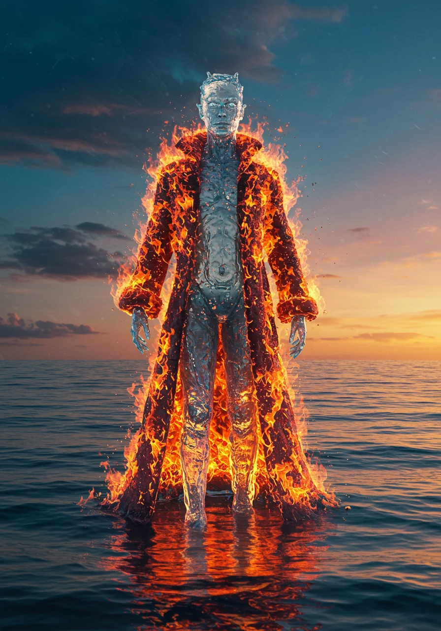 "Flamecloaked Ocean Lord" picture 1 of 1
