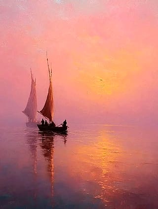 Two Sailboats at Dawn by Aivazovsky: the Story of a Masterpiece'