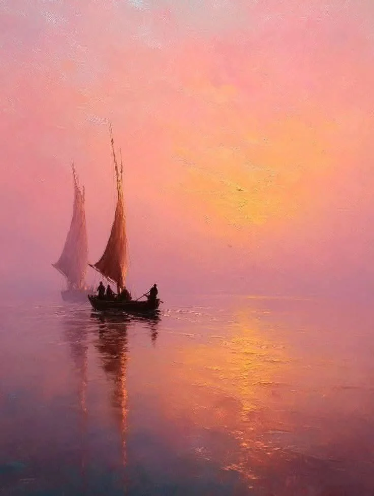 Two Sailboats at Dawn by Aivazovsky: the Story of a Masterpiece picture 1 of 1