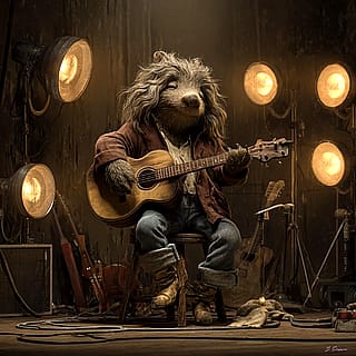 Wombat blues singer'