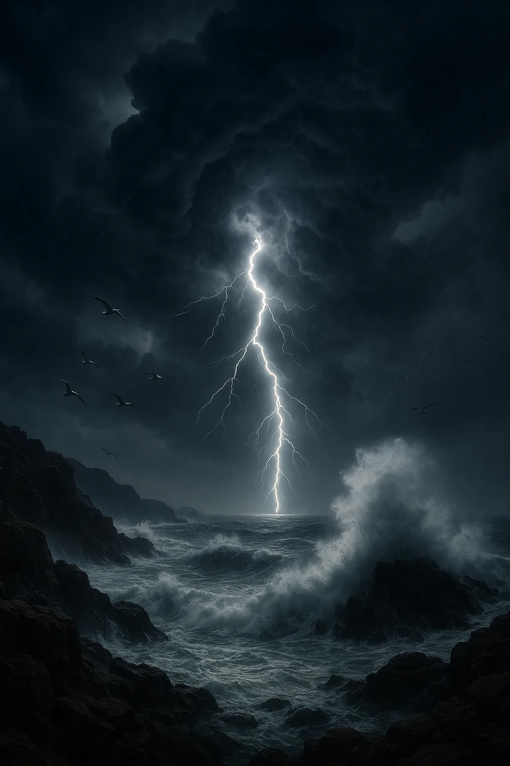 Apocalyptic Seaside Storm picture 1 of 1