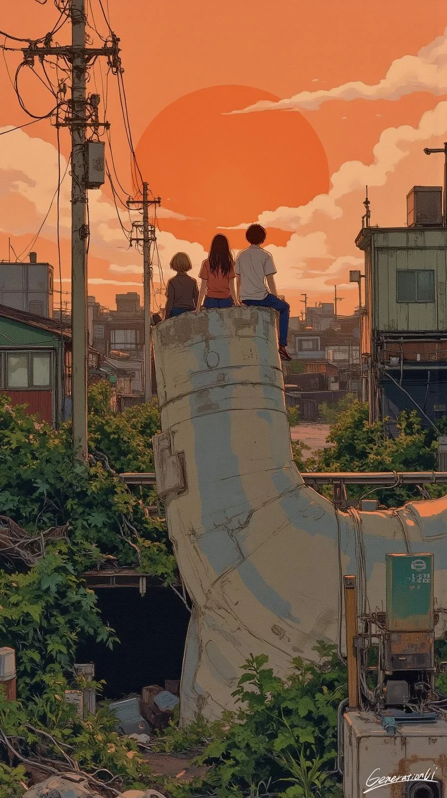 Beneath the Orange Sky / Phone Wallpaper Archives picture 1 of 1