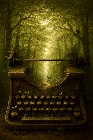Living typewriter'