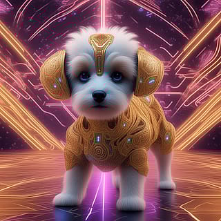 Cyberpaws: A Cosmic Canine Chronicle'