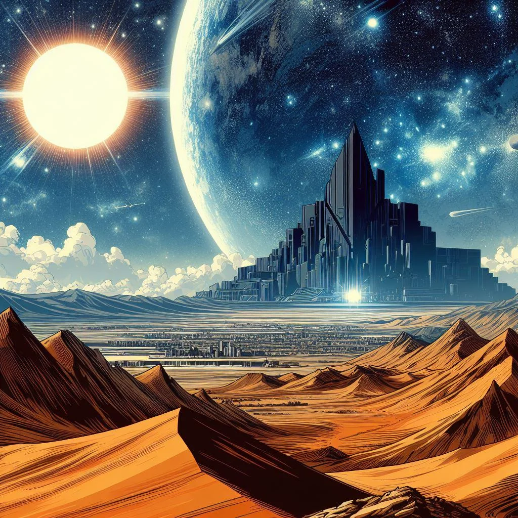 Desert Planet Landscape picture 1 of 1