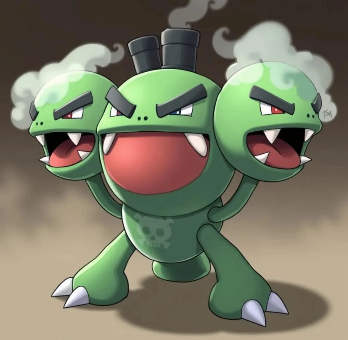 Poisonous triple head creature picture 1 of 1