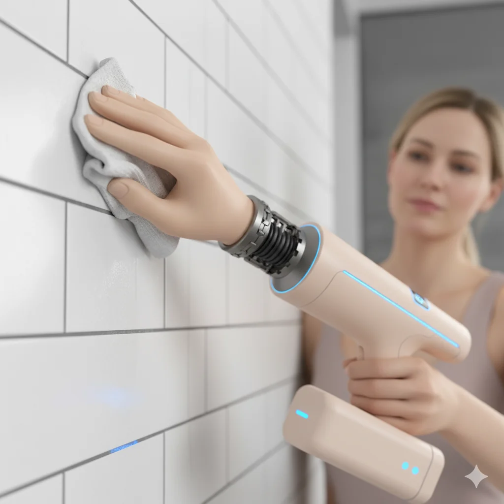 Hand-Shaped Rechargeable Surface Scrubber picture 1 of 1