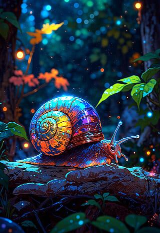 aesthetic snail'