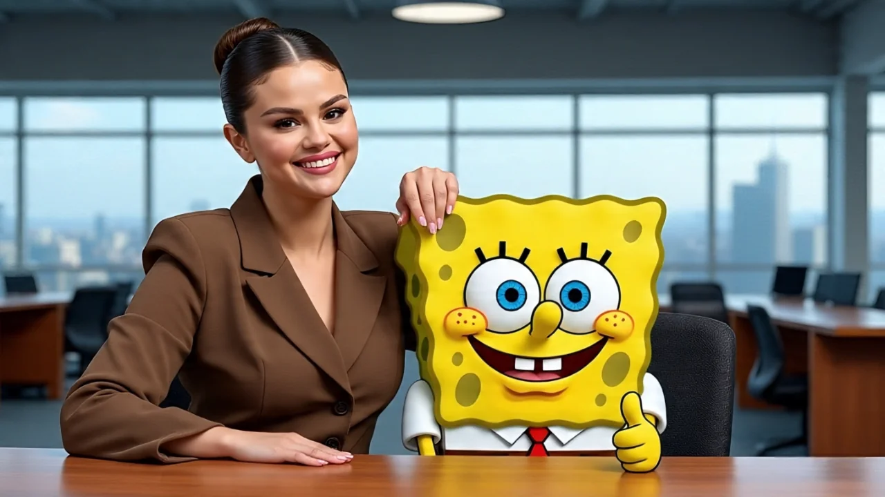 Spongebob Squarepants and Selena Gomez picture 1 of 1
