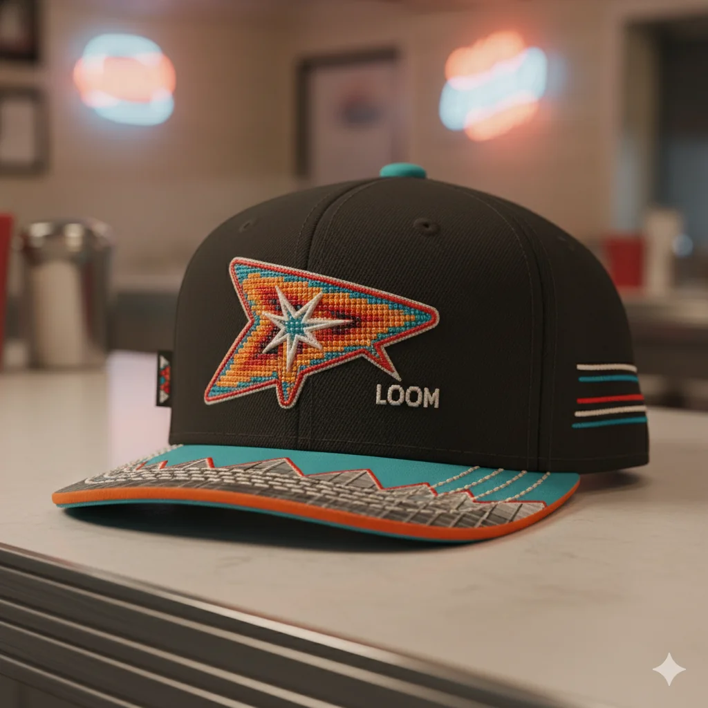 Retro Starburst Snapback by LOOM picture 1 of 1