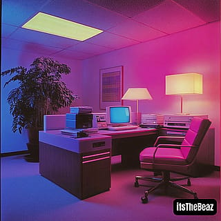 Neon Office'