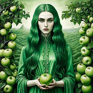 Among Apples'