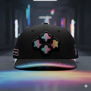 Neon Pulse Snapback'