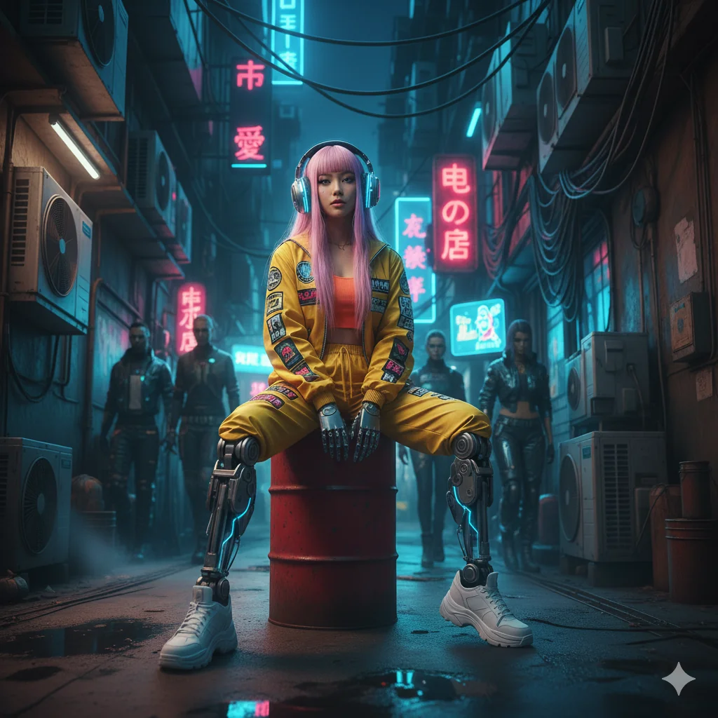 Cyberpunk a depressing future picture 1 of 1