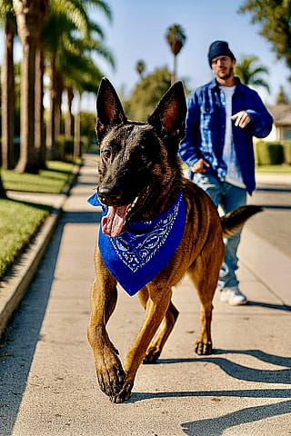 Crip-walk your dog….'