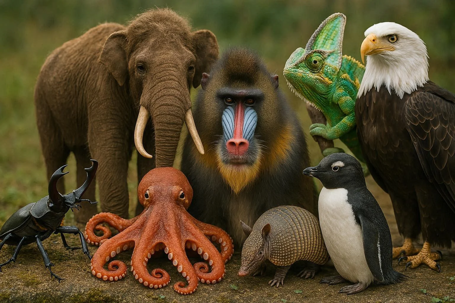 Just a bunch of random animals. picture 1 of 1