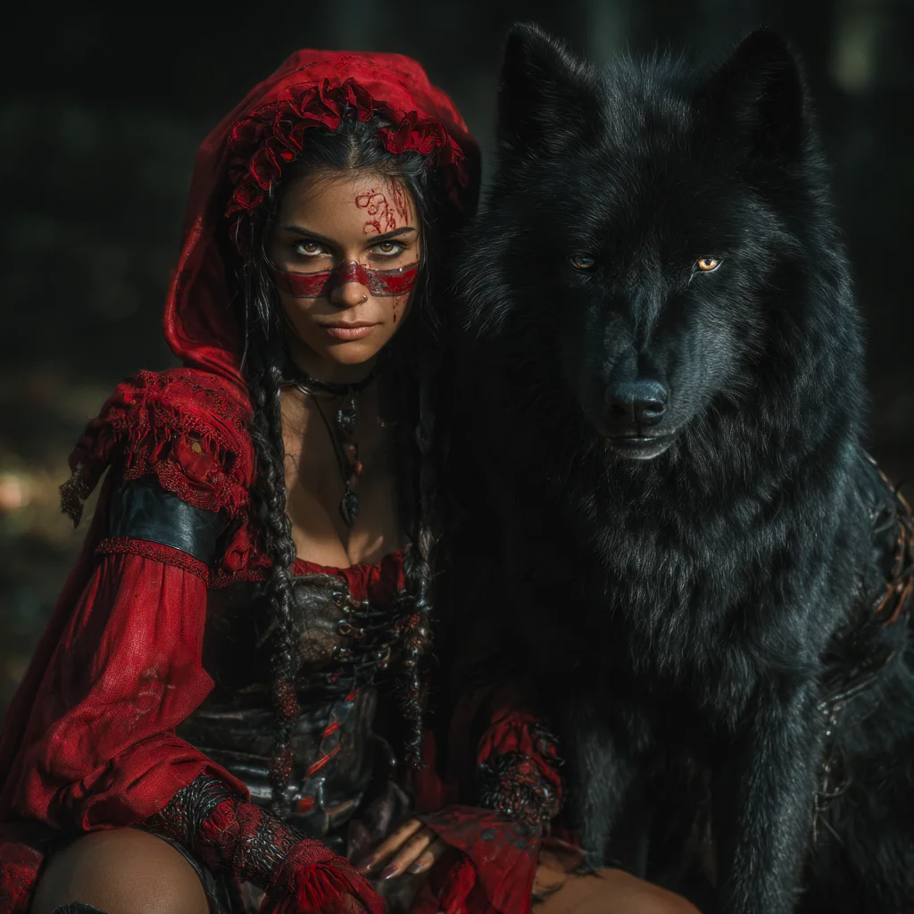 Red Riding Hood and Her Wolf – Dark Fantasy Reimagined picture 1 of 1