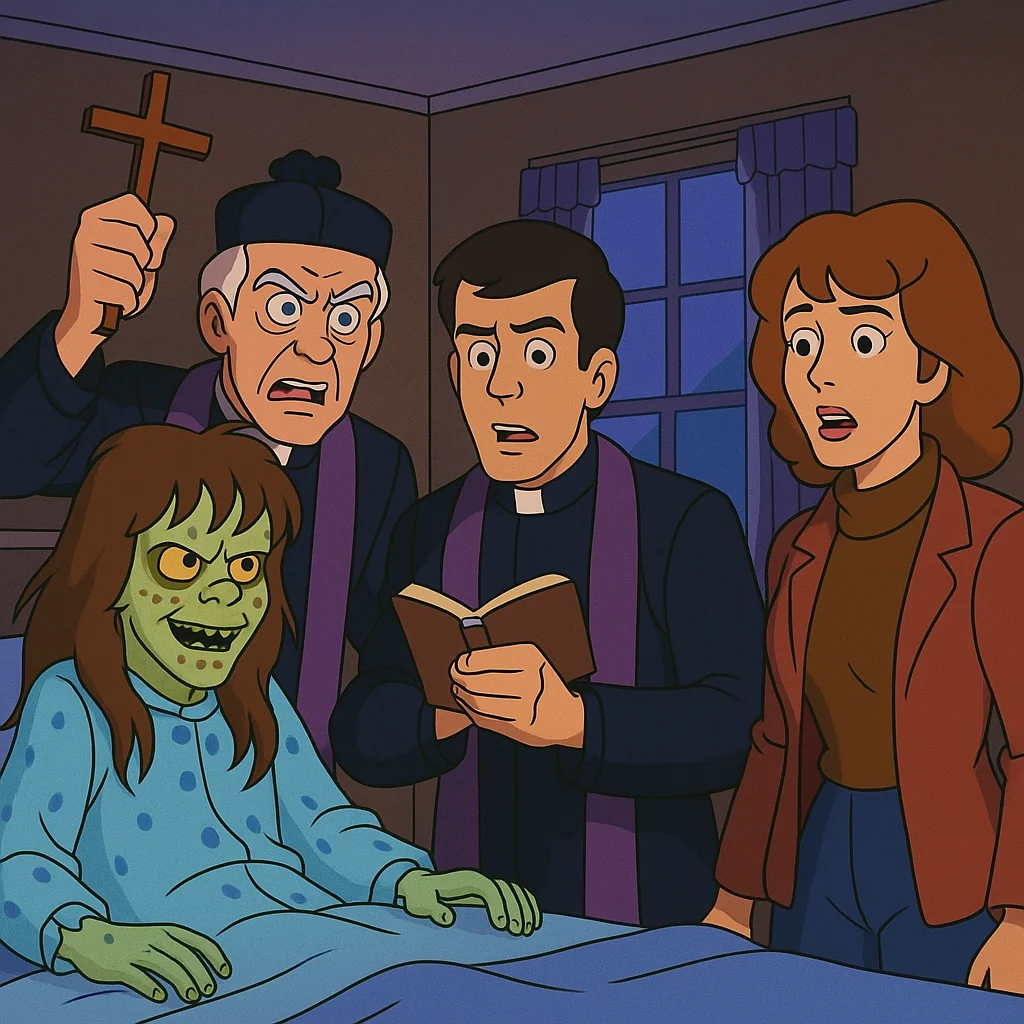 The exorcist as a saturday morning cartoon picture 1 of 1