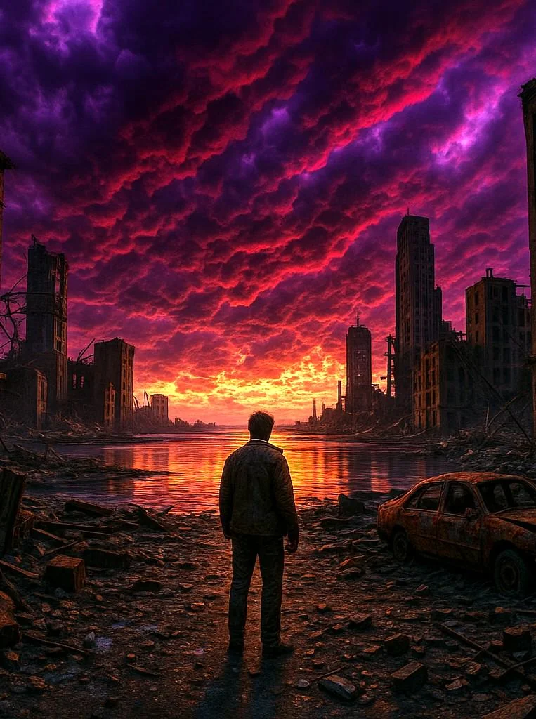 Sunset over the end of the world picture 1 of 1
