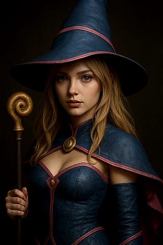 Dark magician girl cosplay'