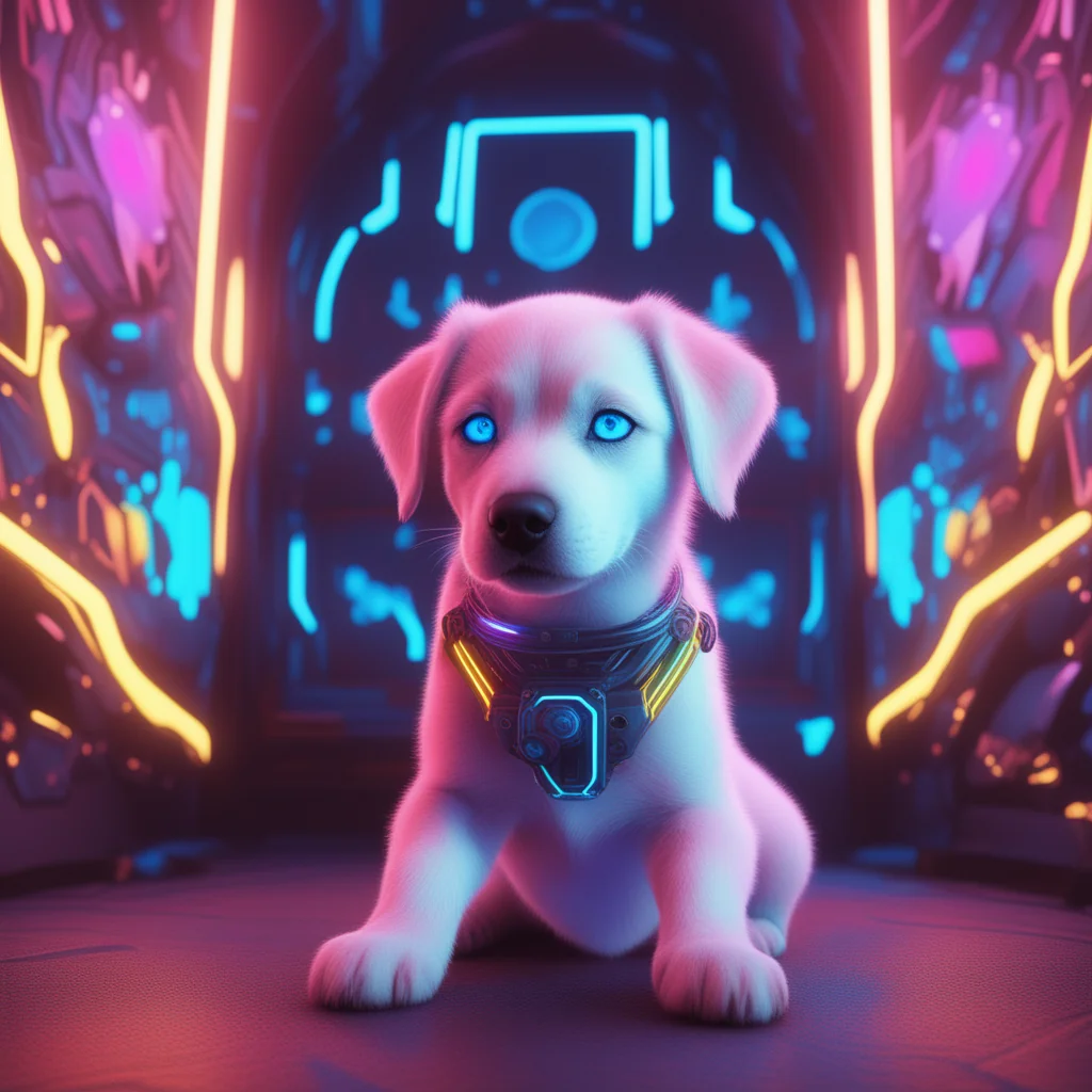 Neon Adoption Pup picture 1 of 1