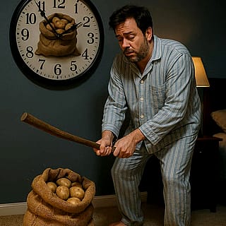 It must be time...'