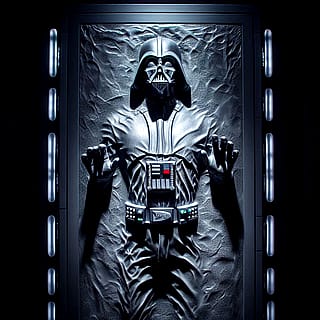 Darth Vader Frozen in Carbonite'