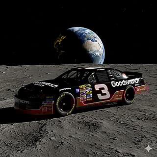 Racing in the moon?! hmm....'
