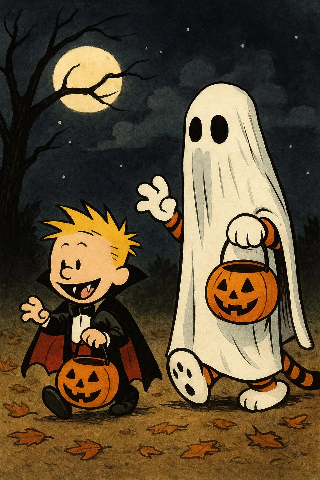 Calvin and Hobbes 🎃 picture 1 of 1