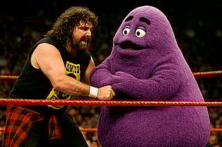 Mick Foley vs Grimace'