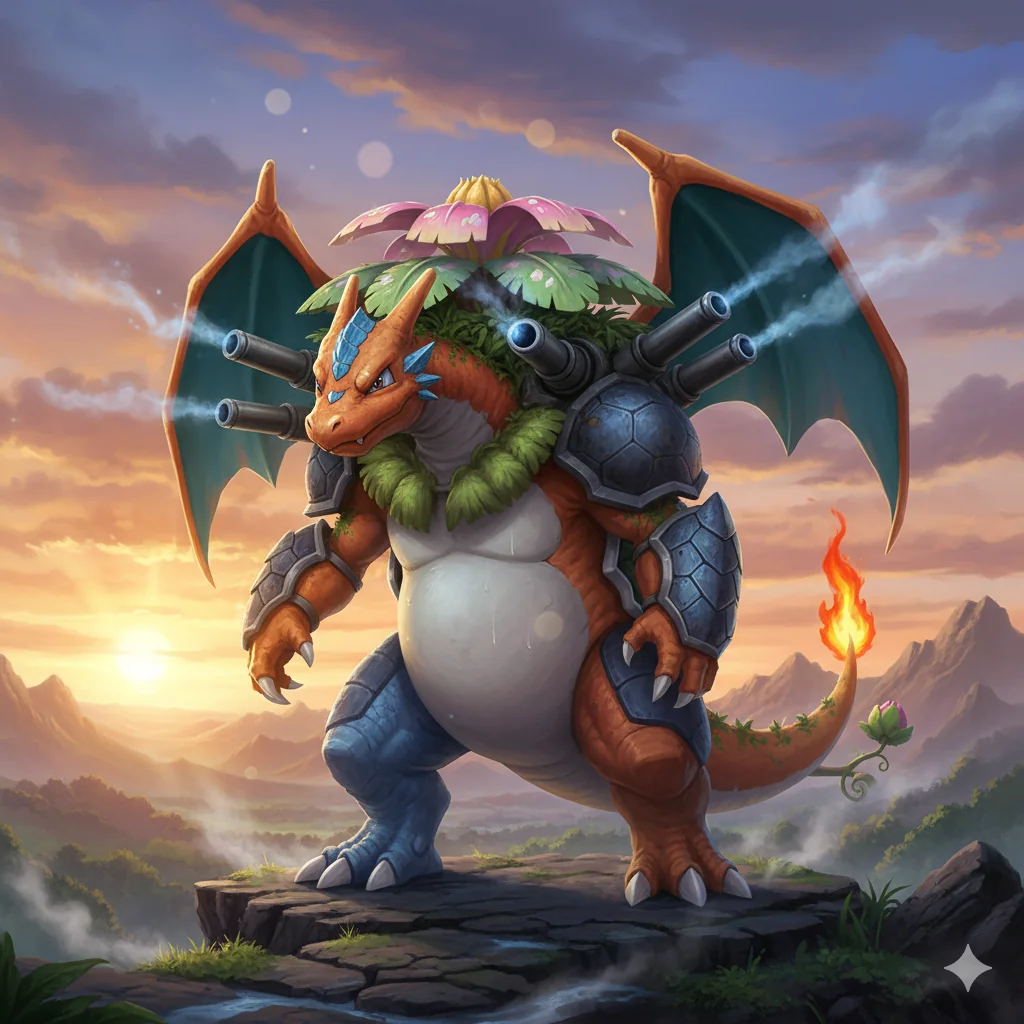 Charizard × Blastoise × Venasaur picture 1 of 1