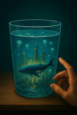 Ocean City in a Glass'