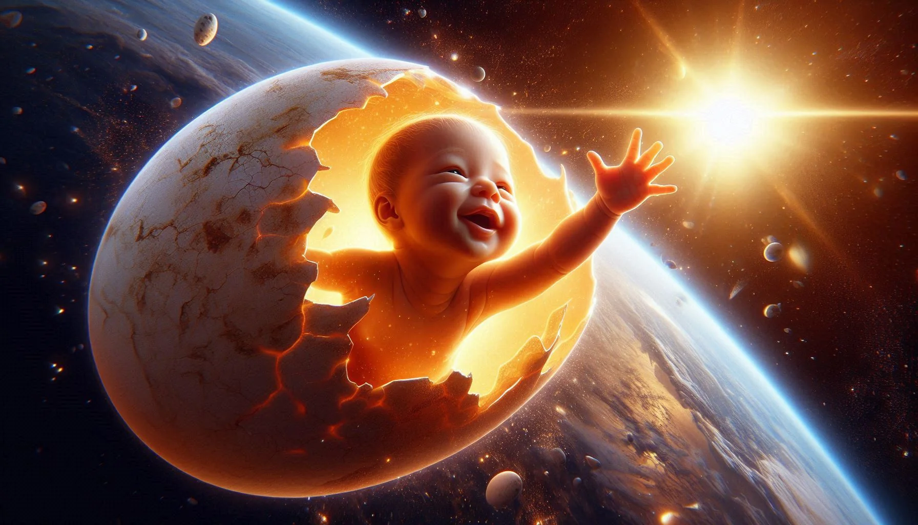 What came first the baby or the egg picture 1 of 1