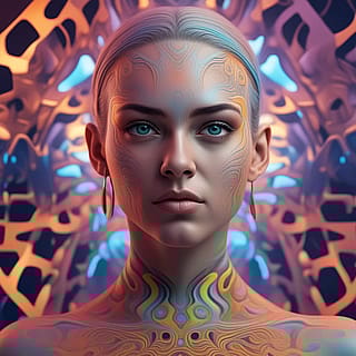 Cosmic Blue Gaze'