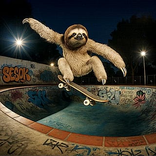 it may take him a ridiculous amount of time to complete even a simple ollie, but that’s why he’s the best!'