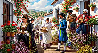 Period scenes: Asking for the Baker's Daughter's Hand in Marriage s. XVII (Sierra de Cádiz, Spain)'