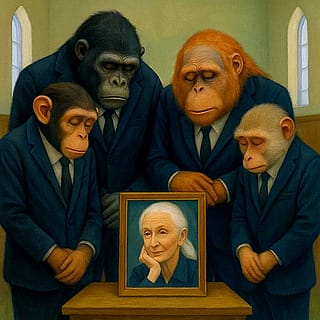 R.I.P. Jane Goodall'