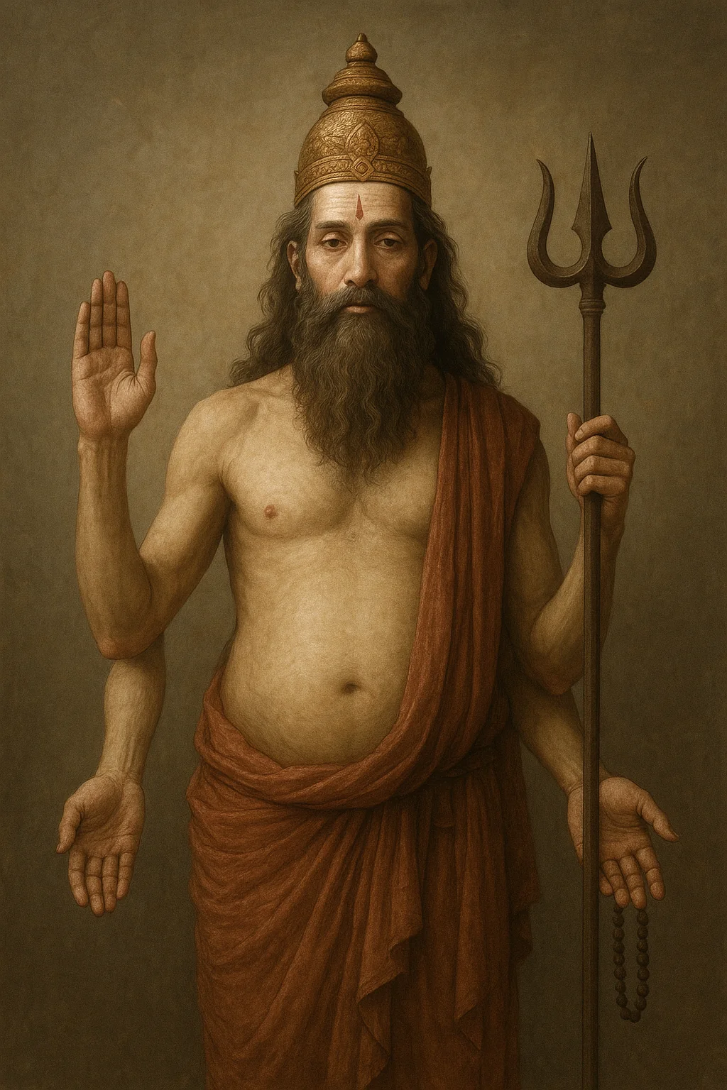 Serene Deity with Four Arms picture 1 of 1