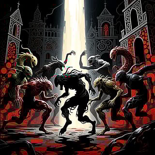 A monster battle.'