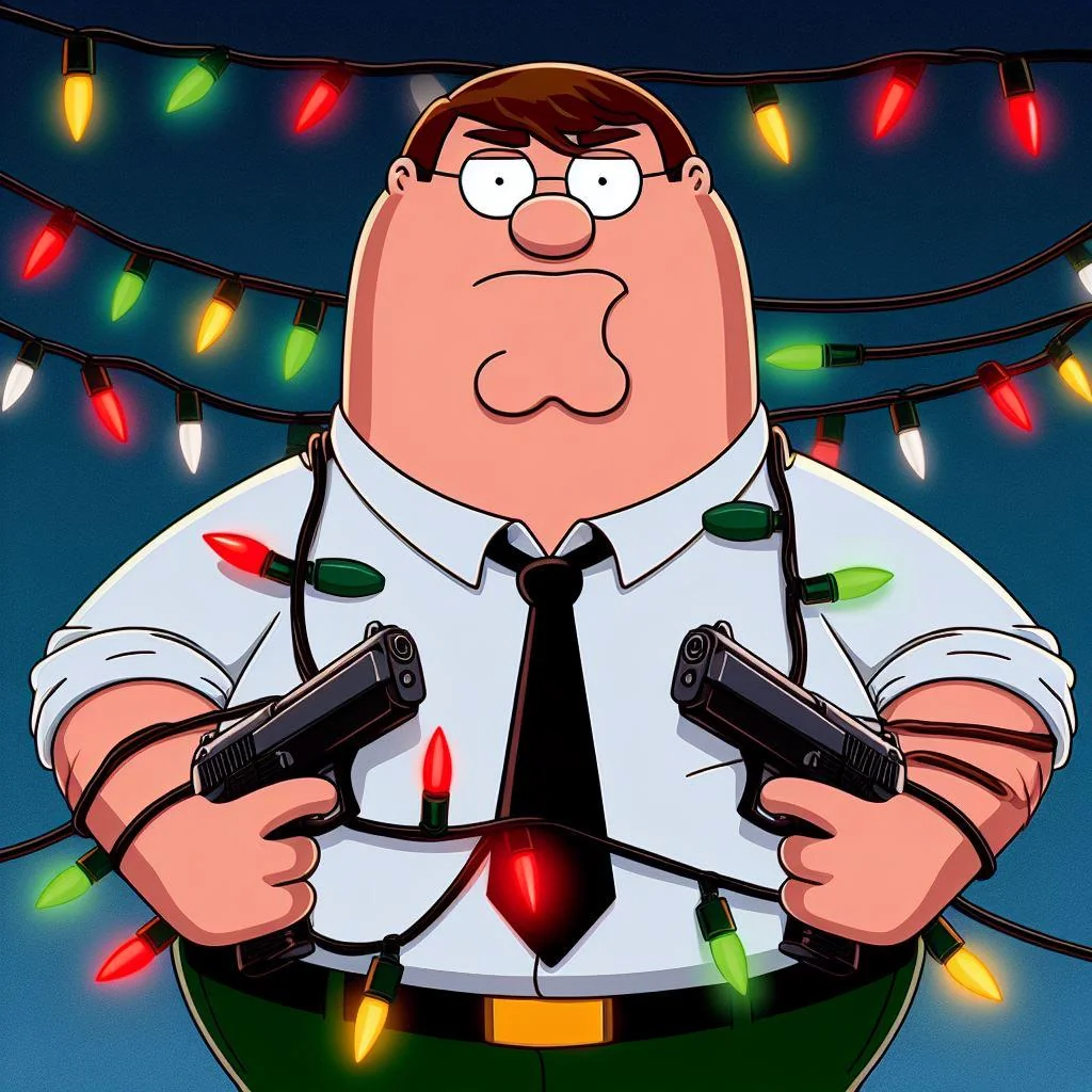 “Now I have a machine gun. Ho ho ho.” picture 1 of 1