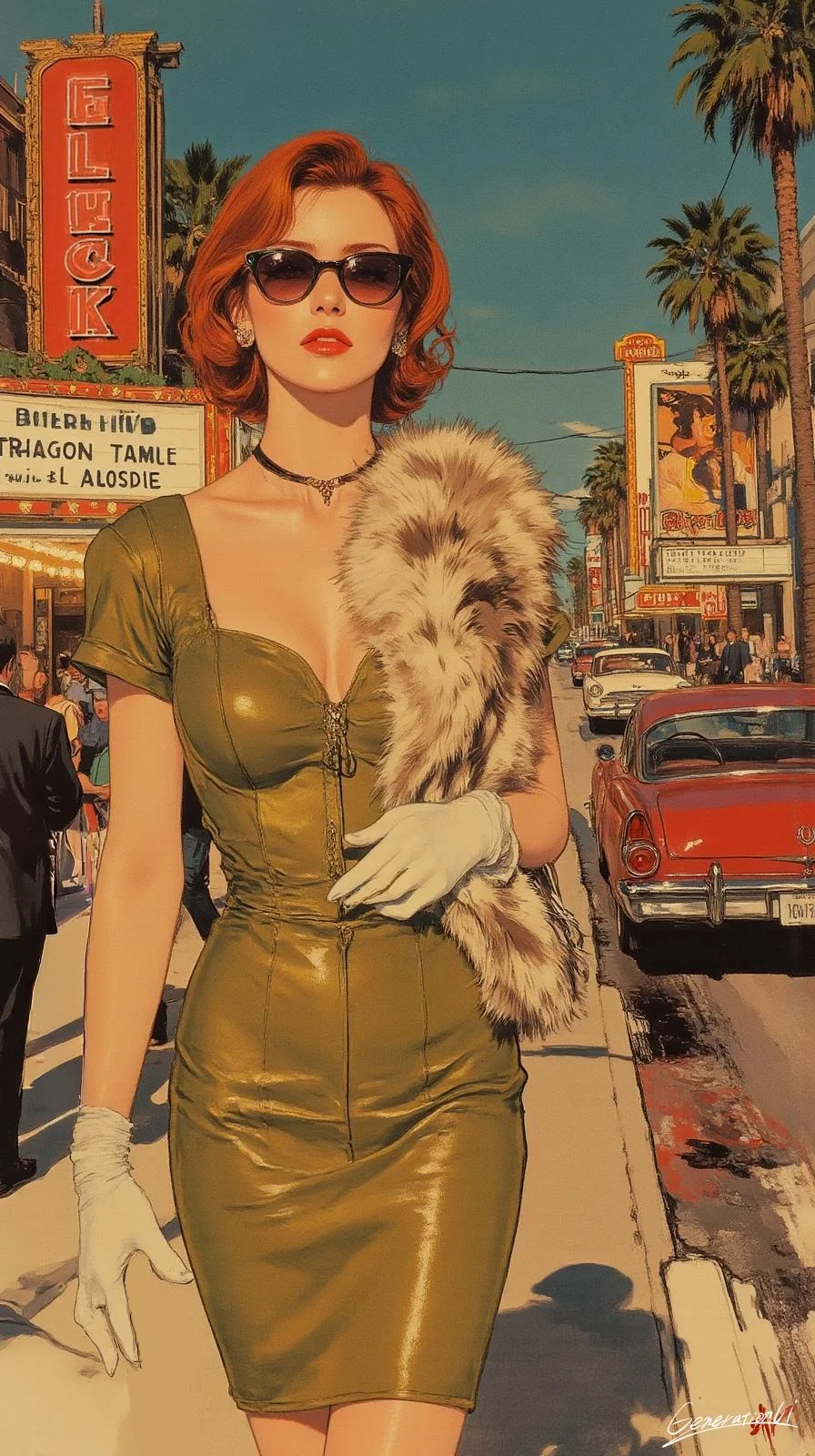 Glamour Street, 4 PM / Phone Wallpaper Archives picture 1 of 1