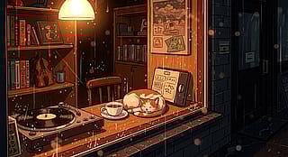 A small Japanese café.'