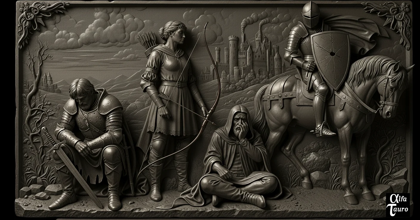 Bas-relief - Disappointment at defeat picture 1 of 1