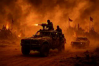 War in the desert'