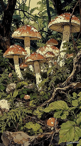 Life Breathing on the Forest Floor / Phone Wallpaper Archives'